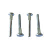Flat Head Straight Knurl Umbrella Thread Screw