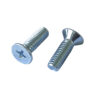 1 Phillips Flat Machine Screw, Cross Recessed Countersunk Head Screw