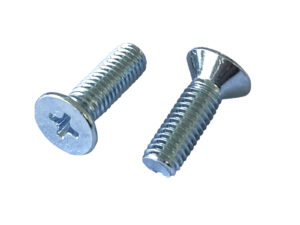 1 Phillips Flat Machine Screw, Cross Recessed Countersunk Head Screw