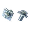 Steel Pan Head SEMS Screw With Square Washer, Cross Recessed Pan Head Screw And Washer Assemblies