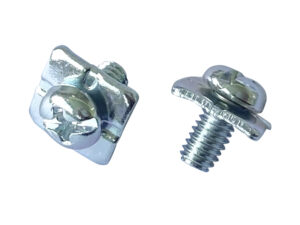 1(1) Steel Pan Head SEMS Screw With Square Washer, Cross Recessed Pan Head Screw And Washer Assemblies