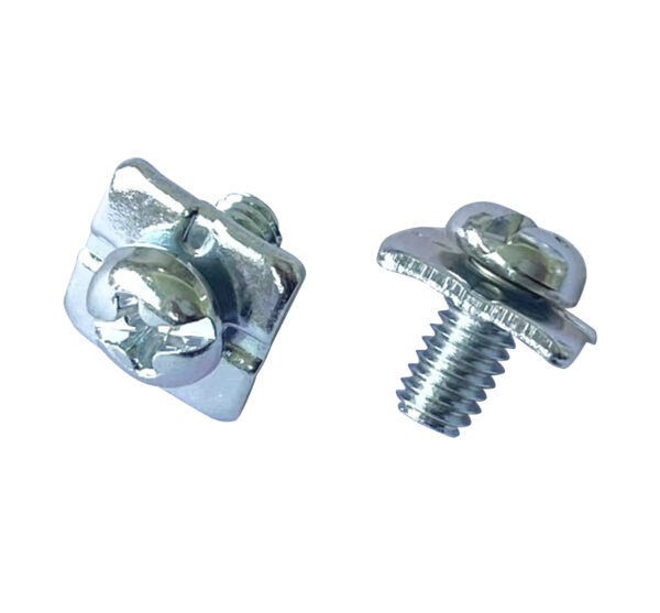 1(1) Steel Pan Head SEMS Screw With Square Washer, Cross Recessed Pan Head Screw And Washer Assemblies