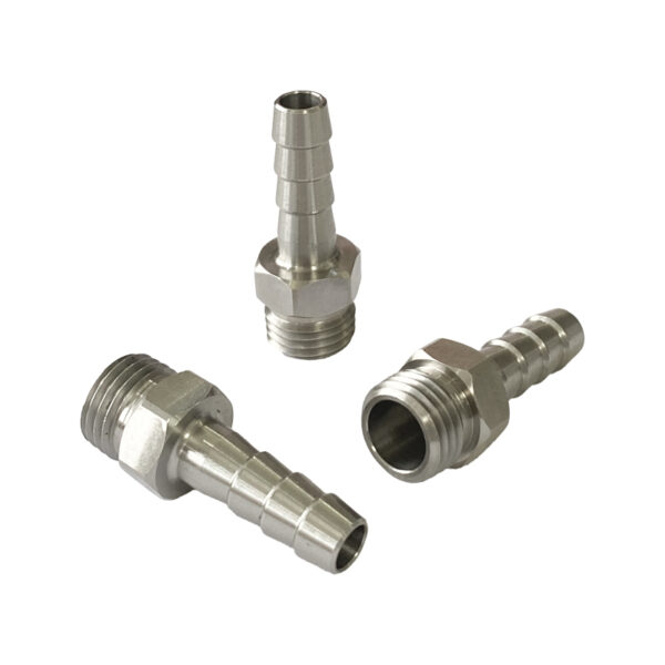 High Pressure Pipe Fitting, Hose Barb, Hexagon Straight Connector