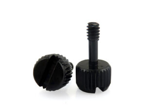 Slotted Knurled Thumb Screw with Anti-Loose/Retention Feature