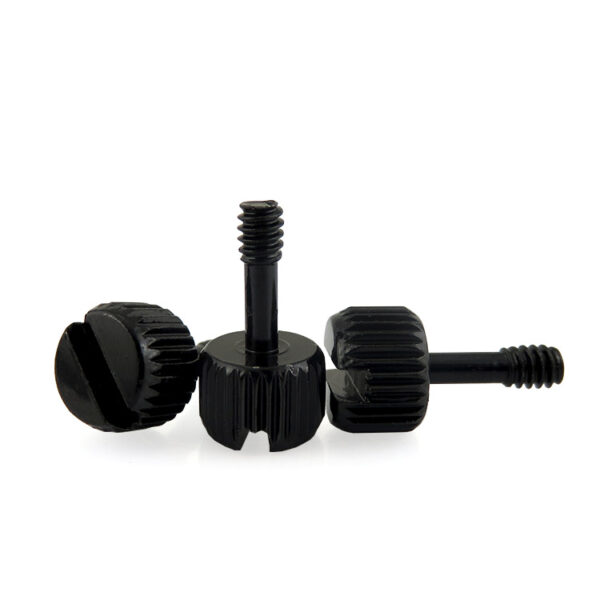 Slotted Knurled Thumb Screw with Anti-Loose/Retention Feature