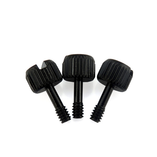 Slotted Knurled Thumb Screw with Anti-Loose/Retention Feature