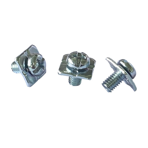 3(1) Steel Pan Head SEMS Screw With Square Washer, Cross Recessed Pan Head Screw And Washer Assemblies
