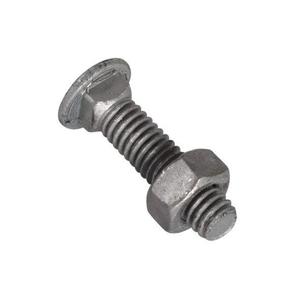 Carriage Bolt Set With Hex Nut, Rail Screw