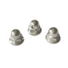 Tall Cap Flange Nut, Integrated Flange Cap, Hex Cap Nut