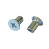 Countersunk Phillips Female Barrel Nut, Binding Barrel