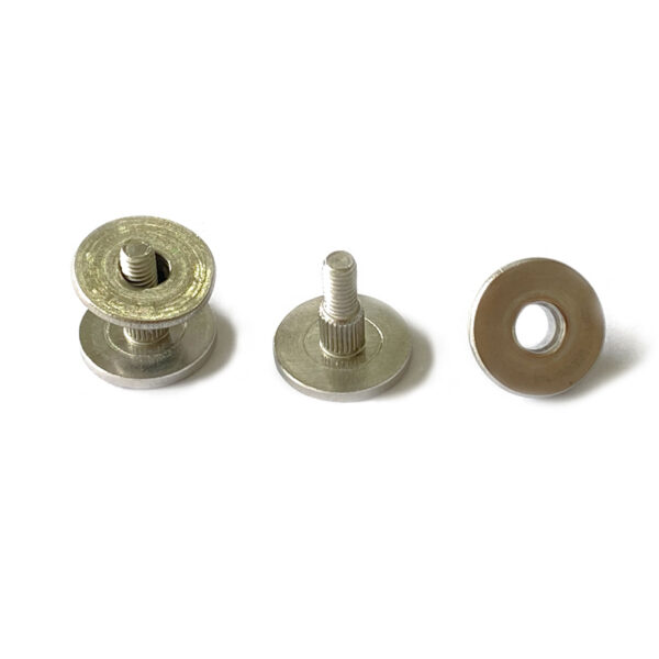 Flat Head Knurled Shoulder Screw with Sleeve