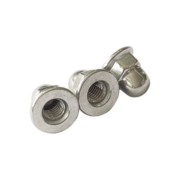 Tall Cap Flange Nut, Integrated Flange Cap, Hex Cap Nut