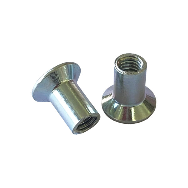 Countersunk Phillips Female Barrel Nut, Binding Barrel