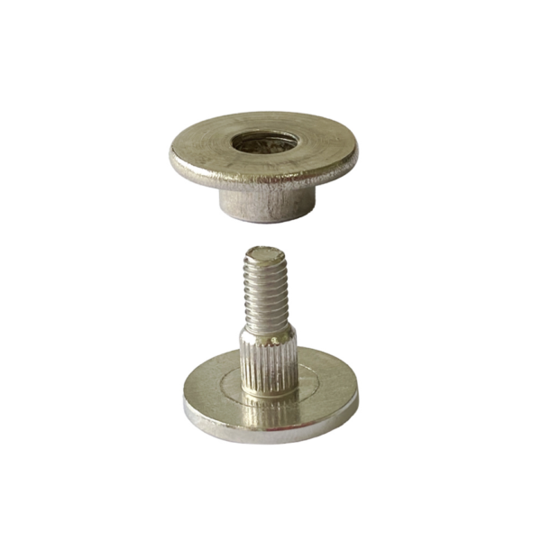 Flat Head Knurled Shoulder Screw with Sleeve