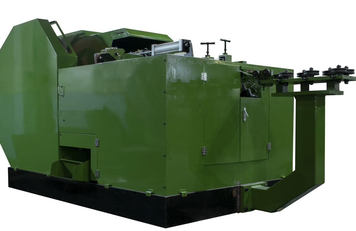 Two-die four-blow multi-station cold heading machine